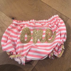 Mud Pie one year old bloomers